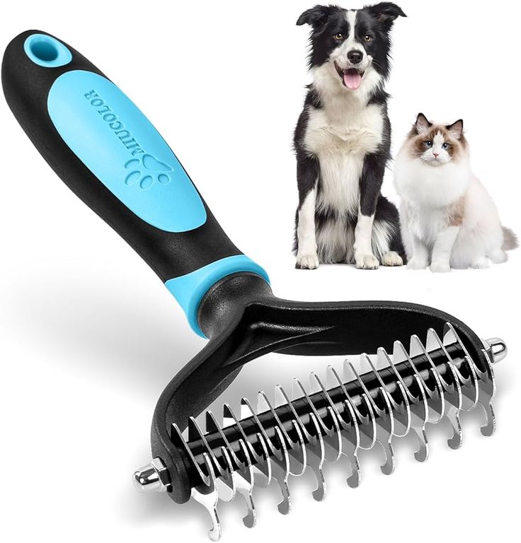 2 in 1 Deshedding Grooming Undercoat Brush