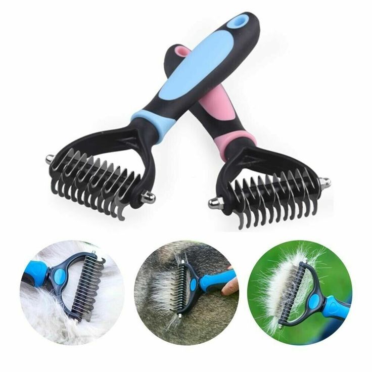 2 in 1 Deshedding Grooming Undercoat Brush