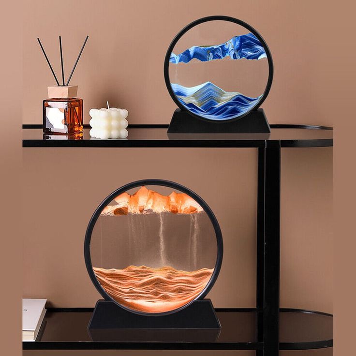 Relaxing Kinetic Sandscape Art Table Desk